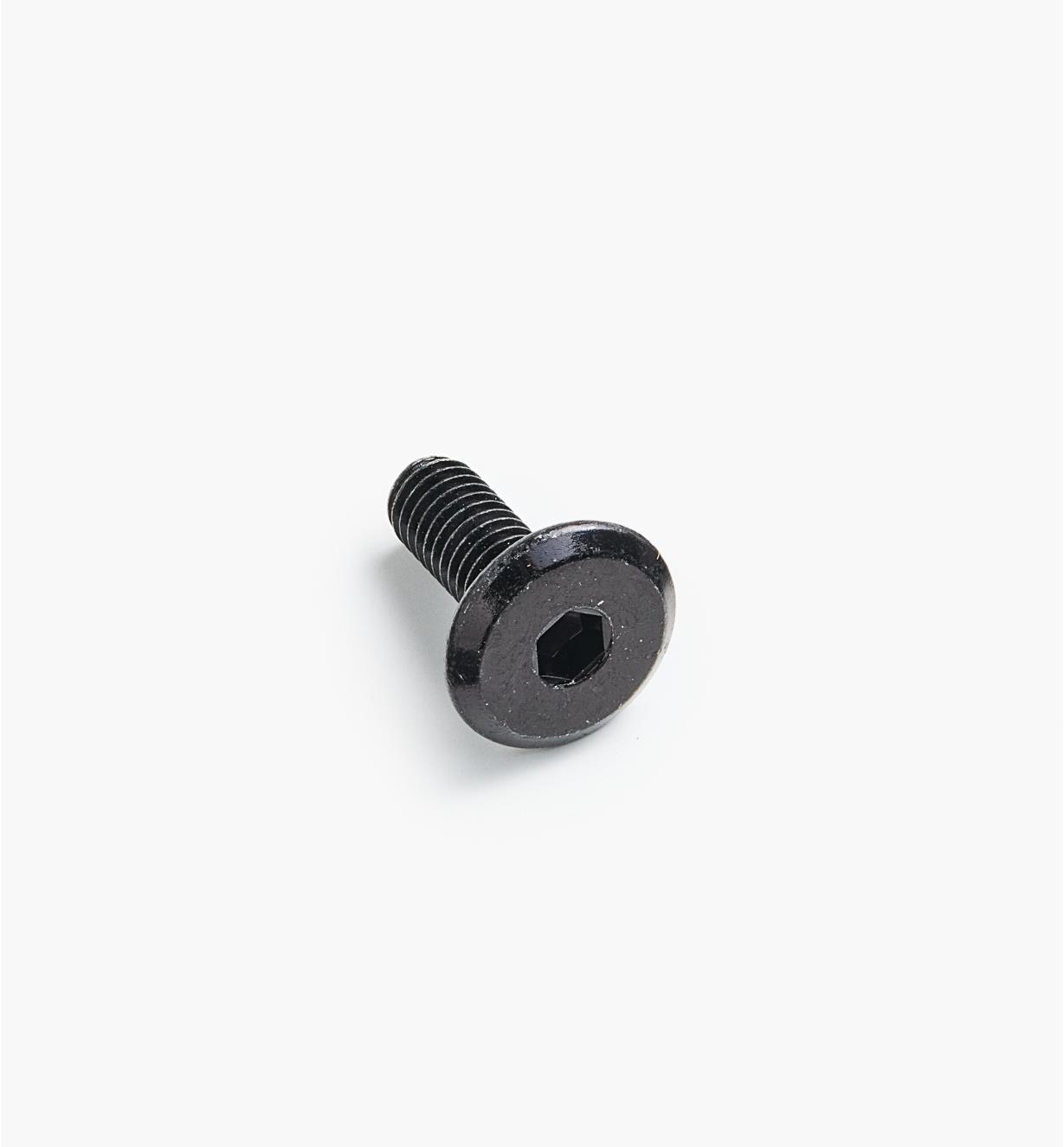 00M9916 - M6 × 16mm Black Flat-Head Bolt, ea.