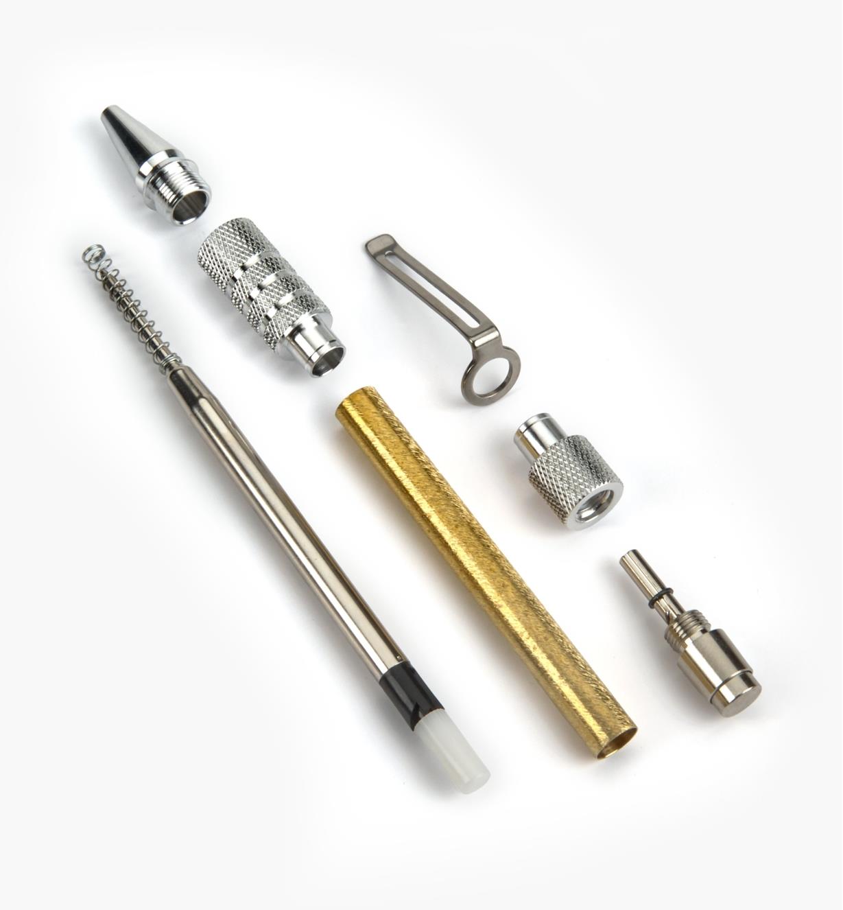 88K8750 - Stylo à bille DuraClick EDC, aluminium