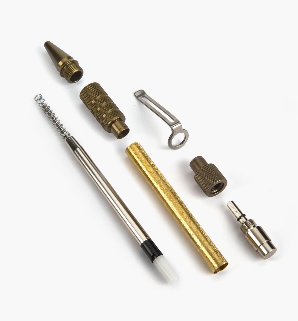 88K8752 - Stylo à bille DuraClick EDC, bronze bruni