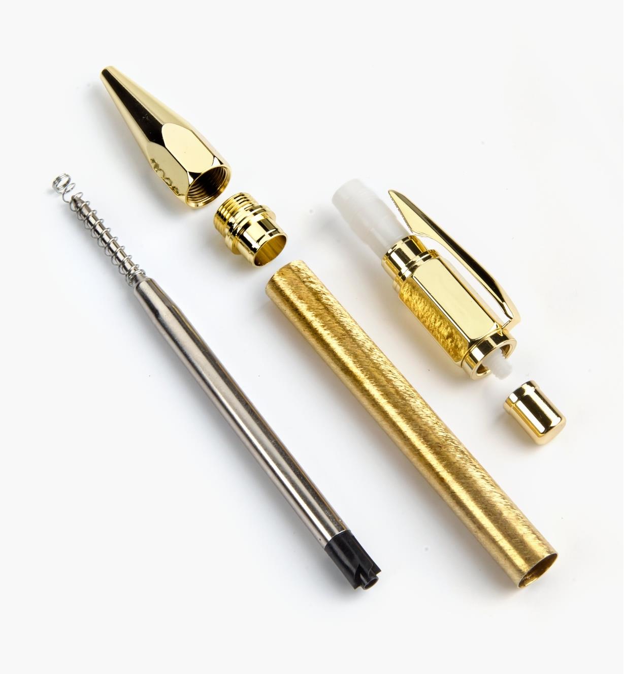 88K8818 - Composants pour stylo à cliquet Vertex, doré
