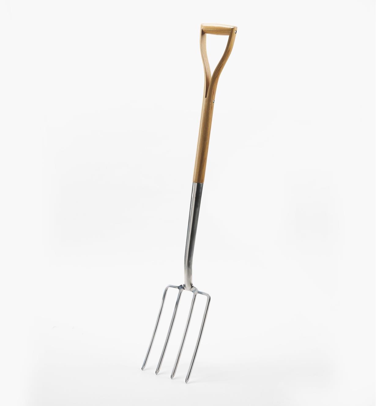PG161 - Stainless-Steel Wood-Handled Digging Fork