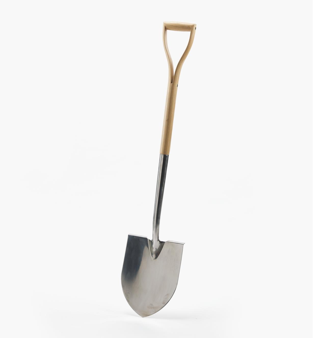 PG166 - Stainless-Steel Wood-Handled Shovel