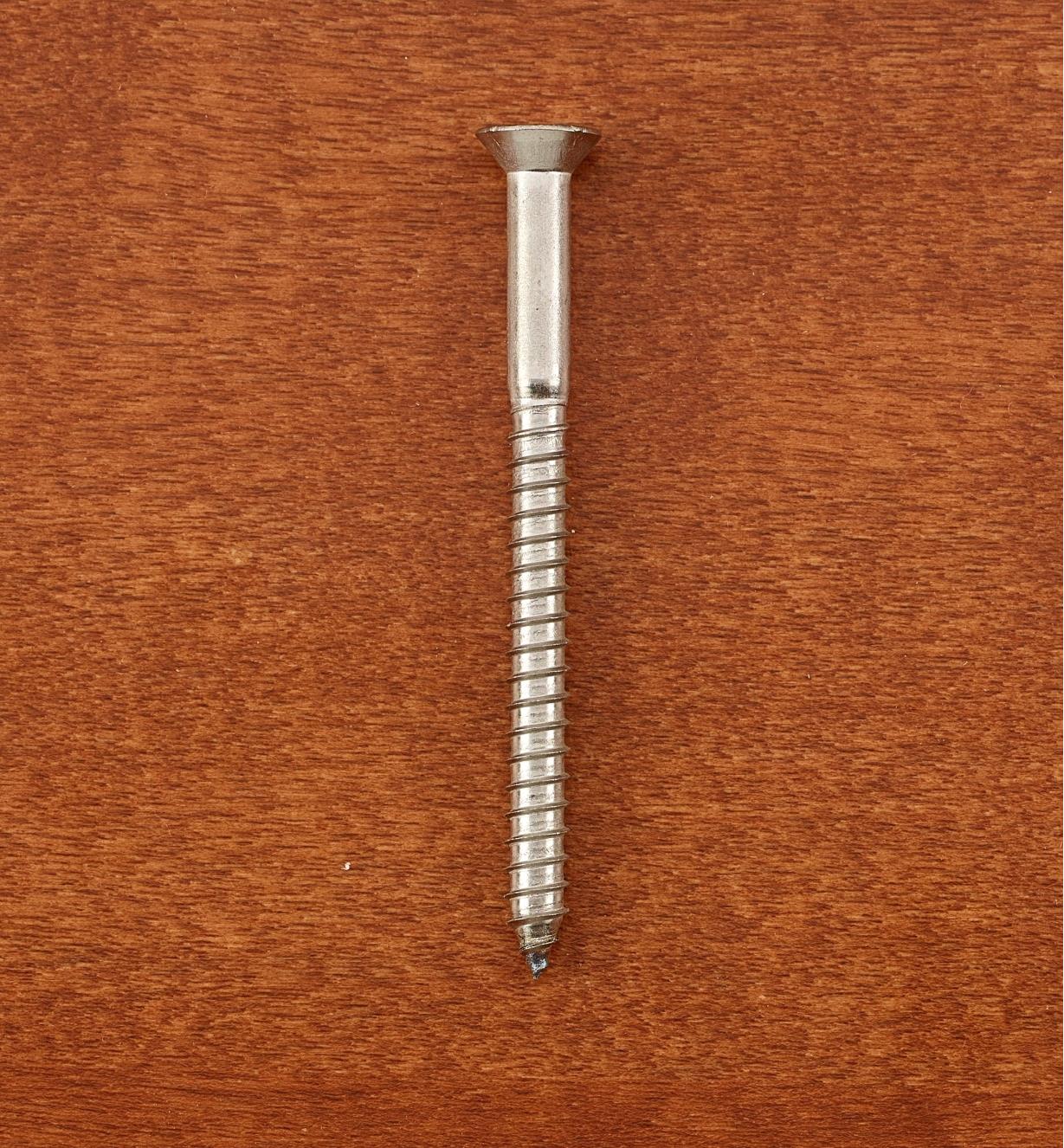 67Z1051 - #12 × 2 1/2" 316 Stainless-Steel Flat-Head Screws, pkg. of 25