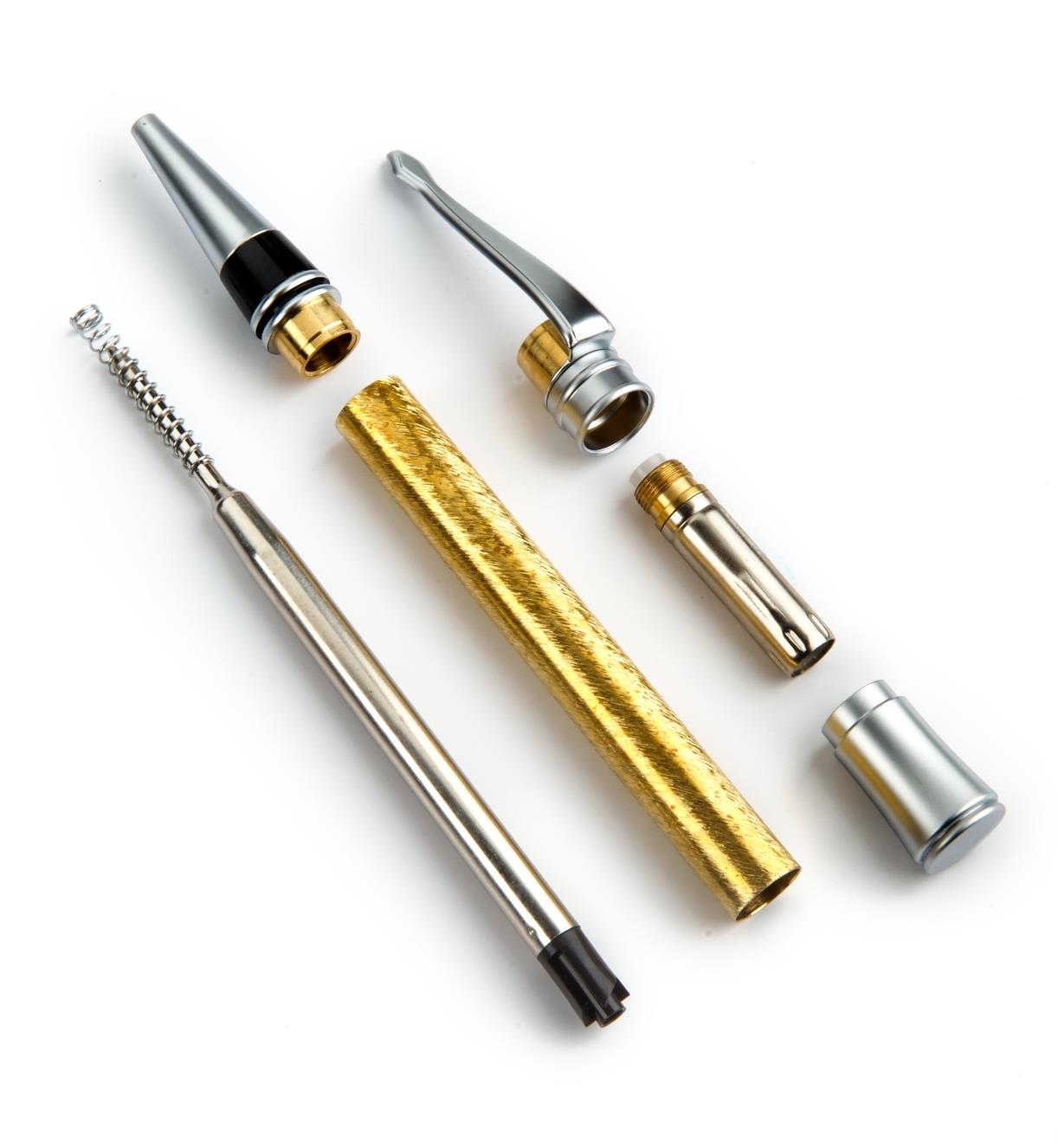 88K8812 - Executive Ballpoint Twist Pen, Satin Nickel/Black