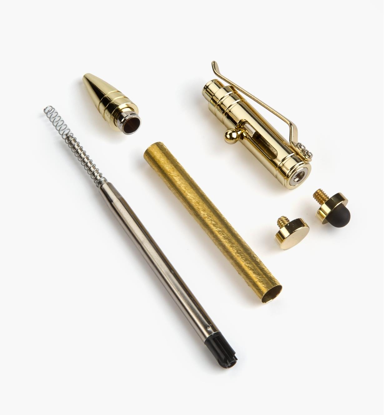 88K8847 - Composants pour stylo à culasse Tec-Pen, doré