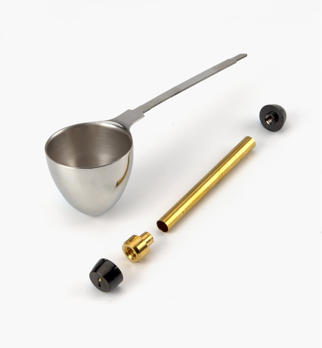 88K8974 - Turned Coffee Scoop Hardware