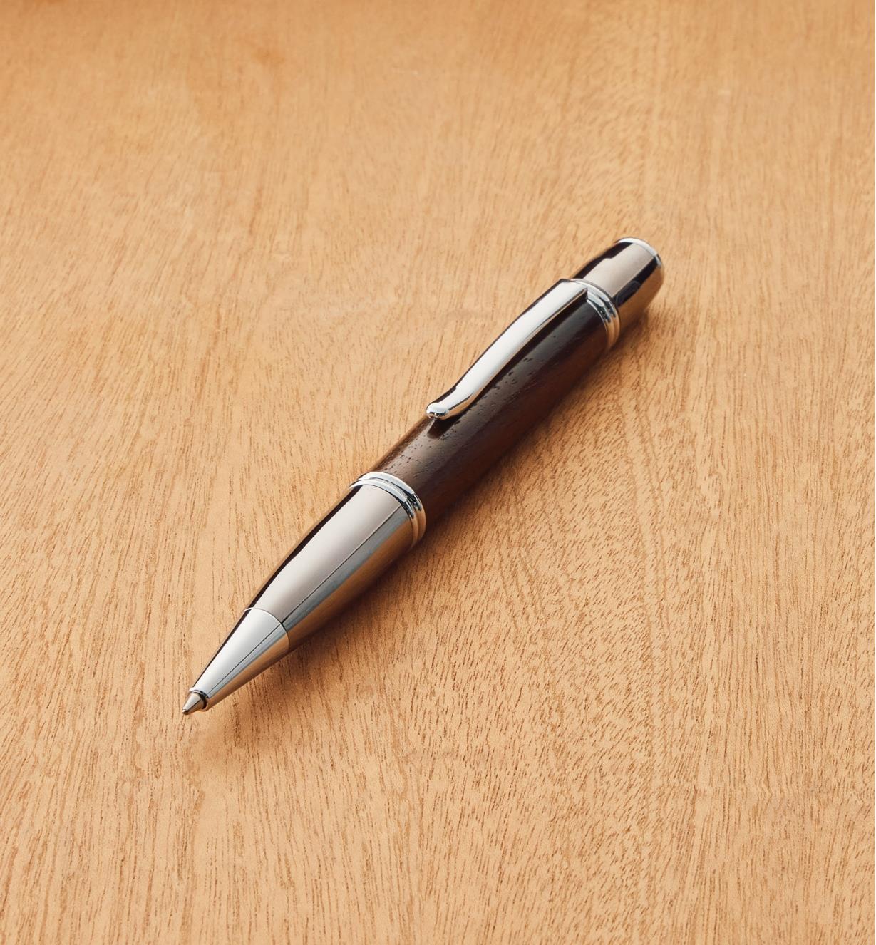 88K8853 - Gatsby Ballpoint Twist Pen, Chrome & Gunmetal