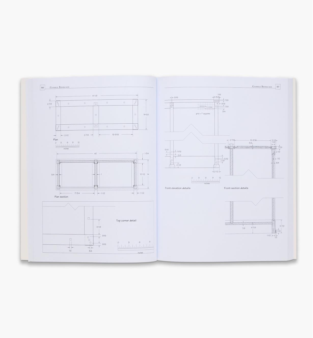 49L5045 - Shop Drawings for Greene & Greene Furniture