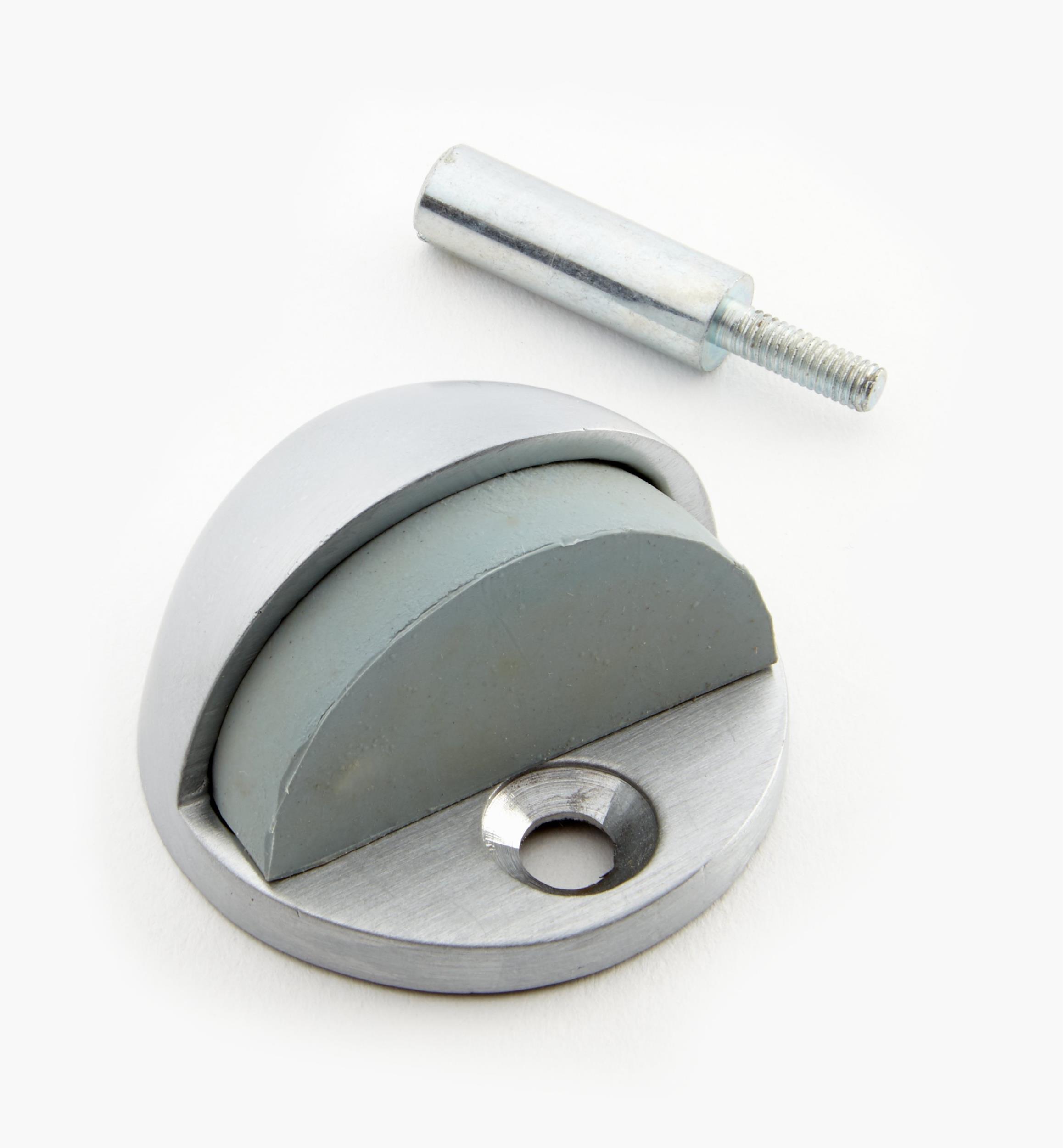 Tell  Stainless Steel  Wall Door Stop  Satin Chrome  Silver 
