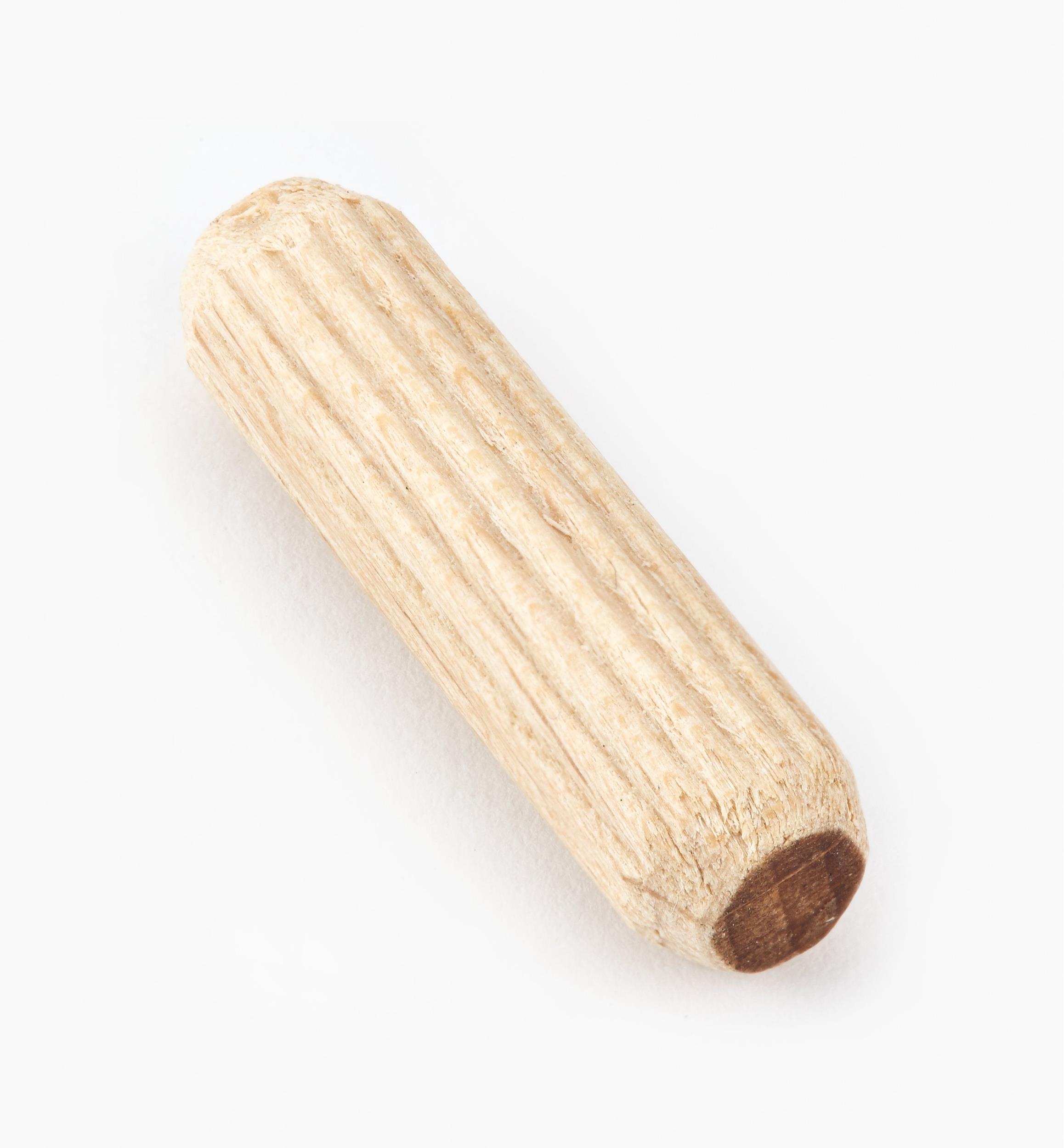 6mm x 30mm FLUTED HARDWOOD WOODEN DOWEL PIN FOR WOODWORKING 200 