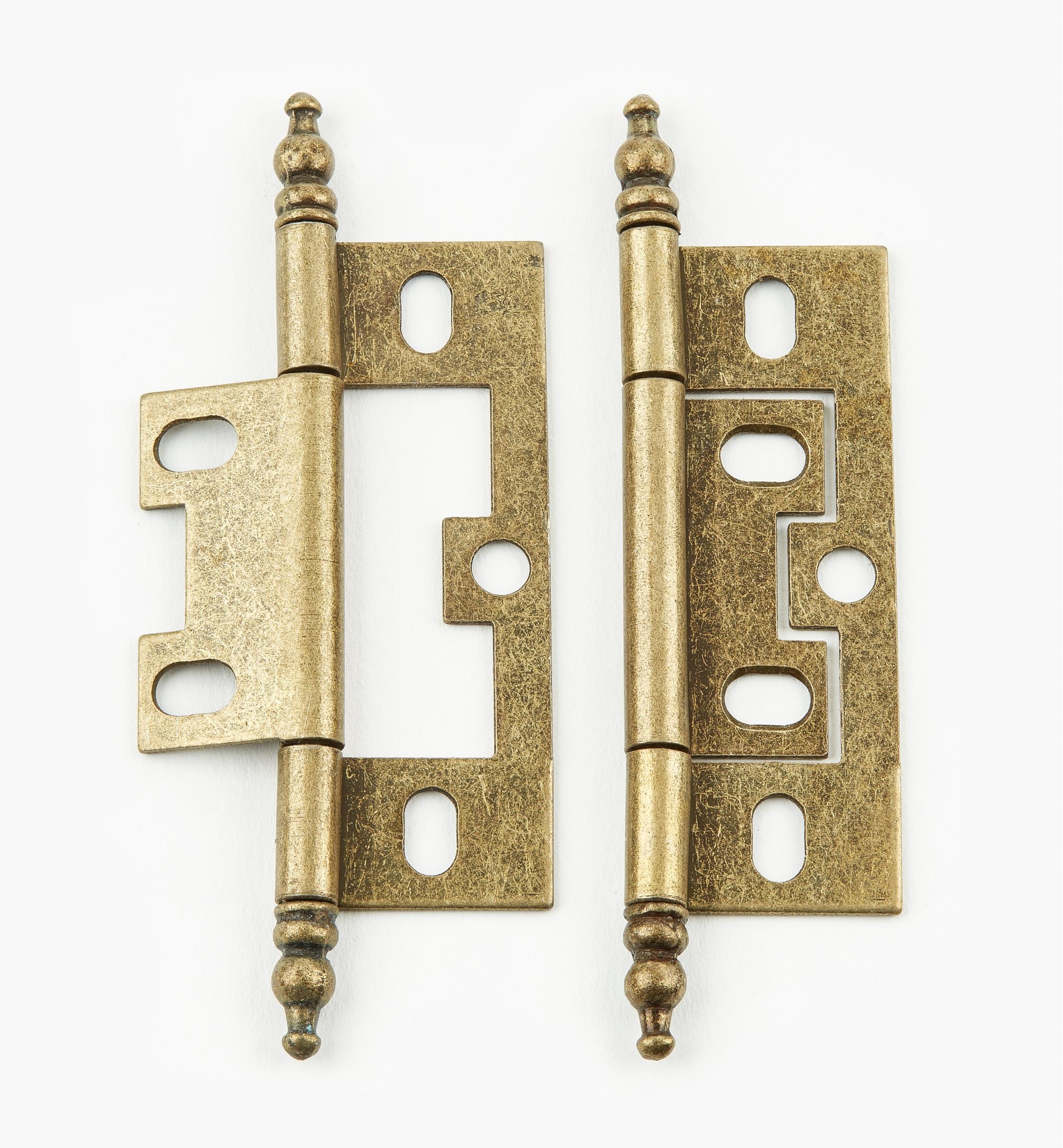 Finial No-Mortise Hinges - Lee Valley Tools