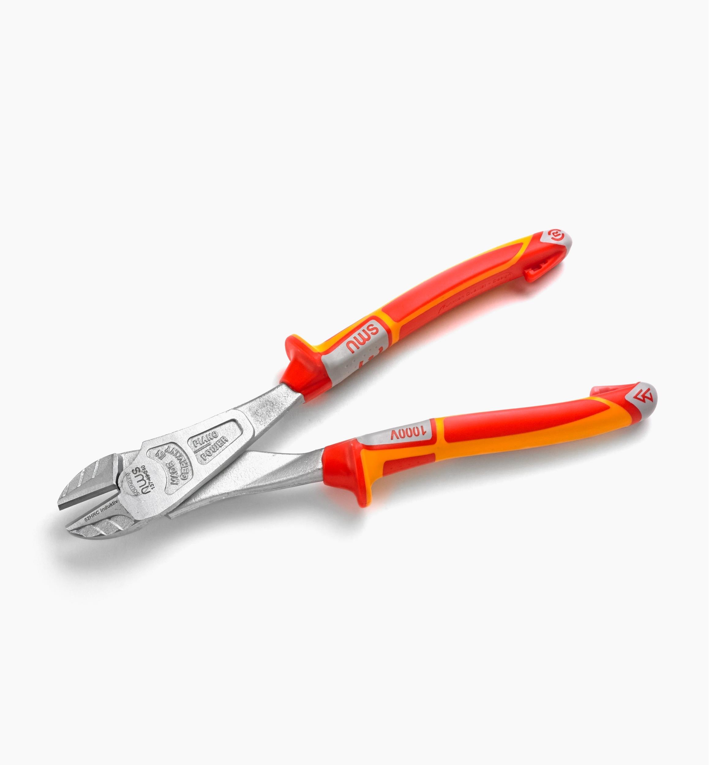 NWS Insulated (1000V) Regular & High-Leverage Side-Cutters - Lee Valley  Tools