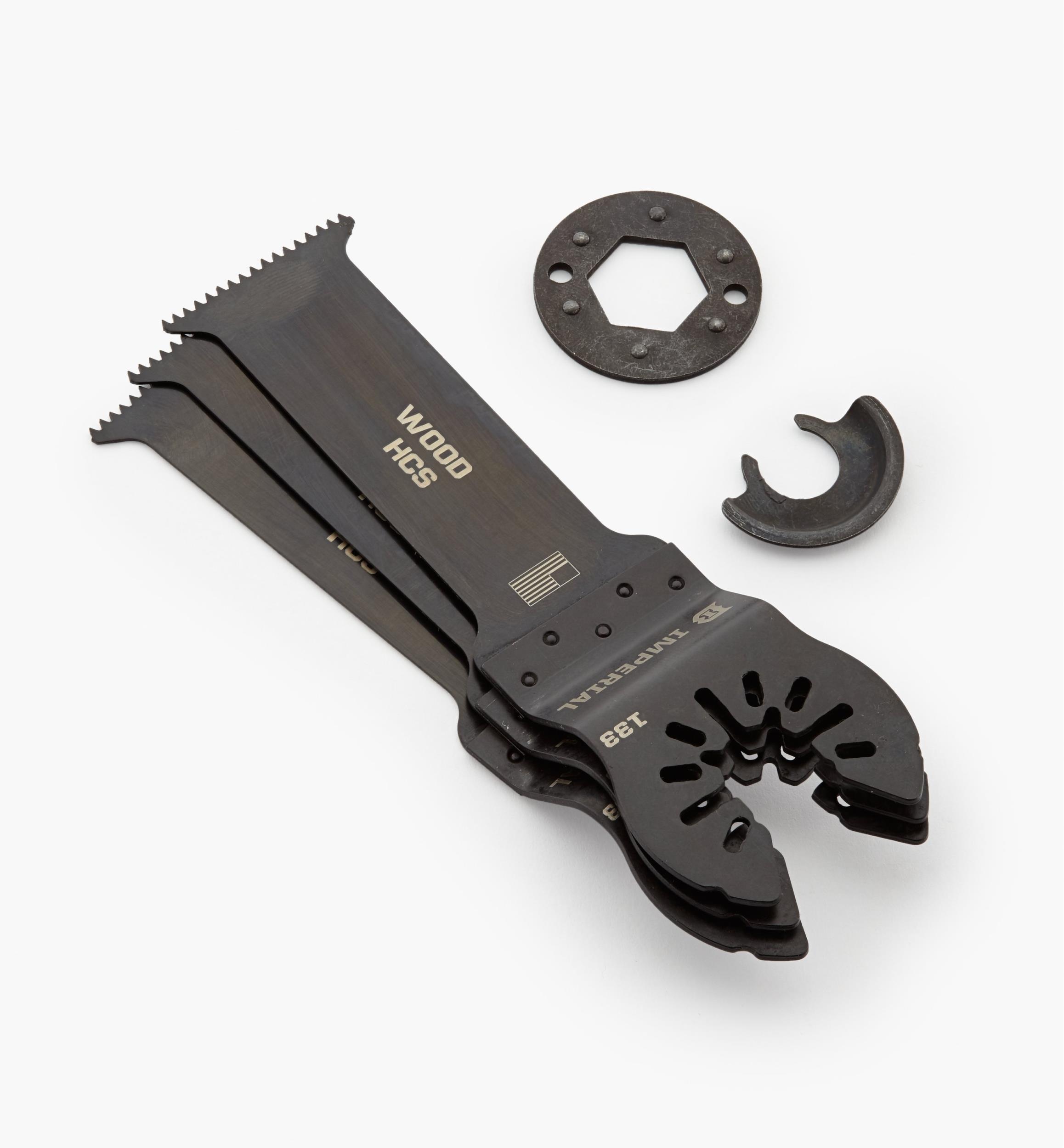 50pcs Oscillating Multi Tool Saw Blade Discs High Carbon Steel Cutter Tools Set 
