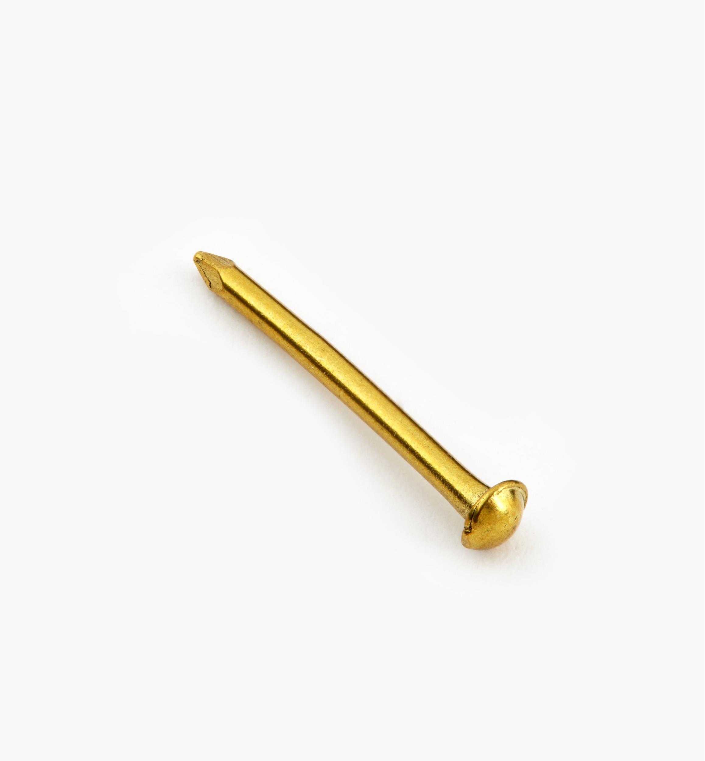 1/2” Solid Brass Brads 200pcs Small Head 18 gauge Escutcheon pins Europe made 