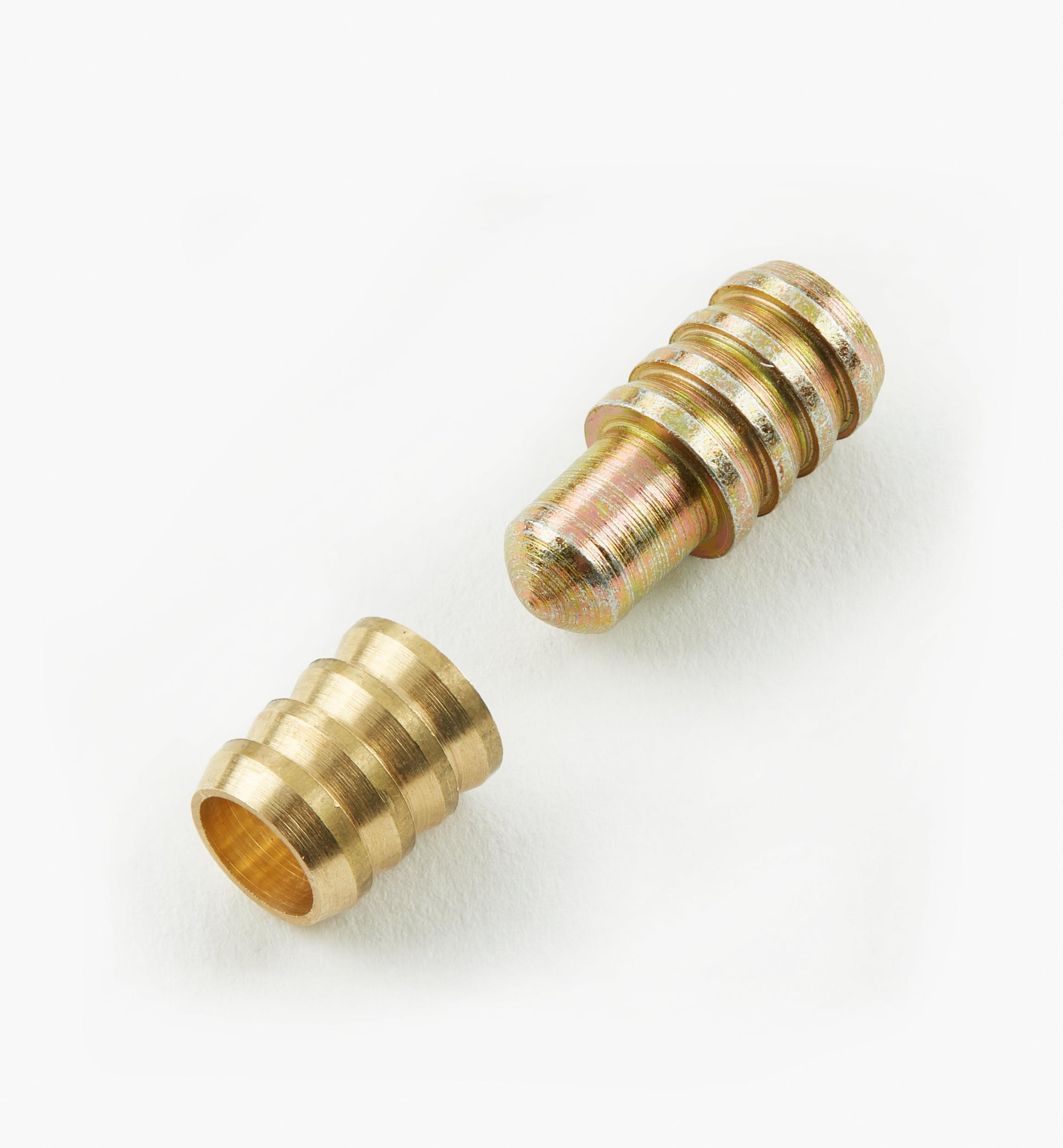 50pcs Gold Zinc Alloy Table Leaf Dowel Aligner Pin Sets Alignment Pins 