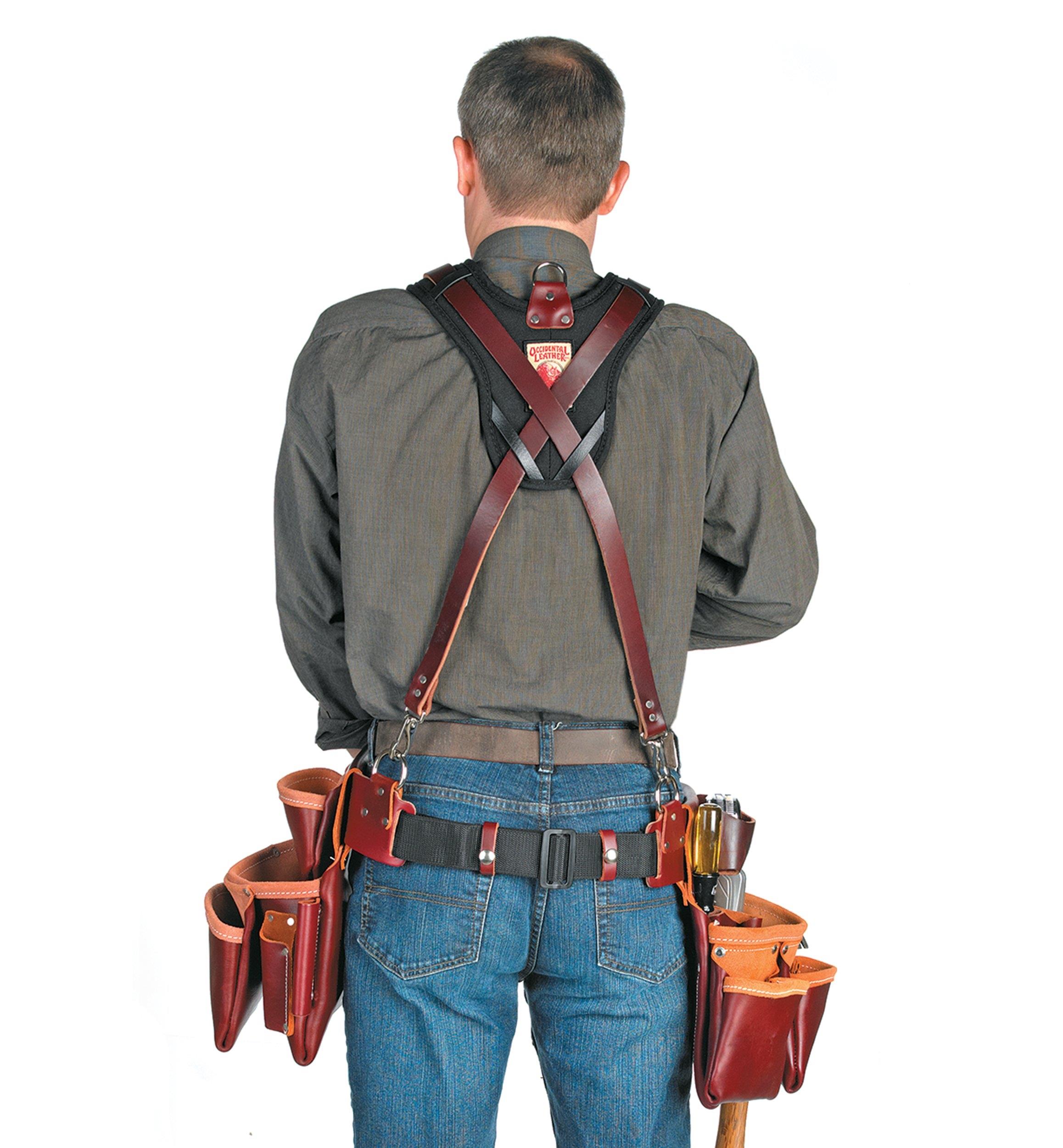 Occidental Leather 9540 Adjust-to-Fit Finisher Tool Belt Set Bundle w  (2) Pack 2003 Oxy Tool Shield (3 Pieces) - 4