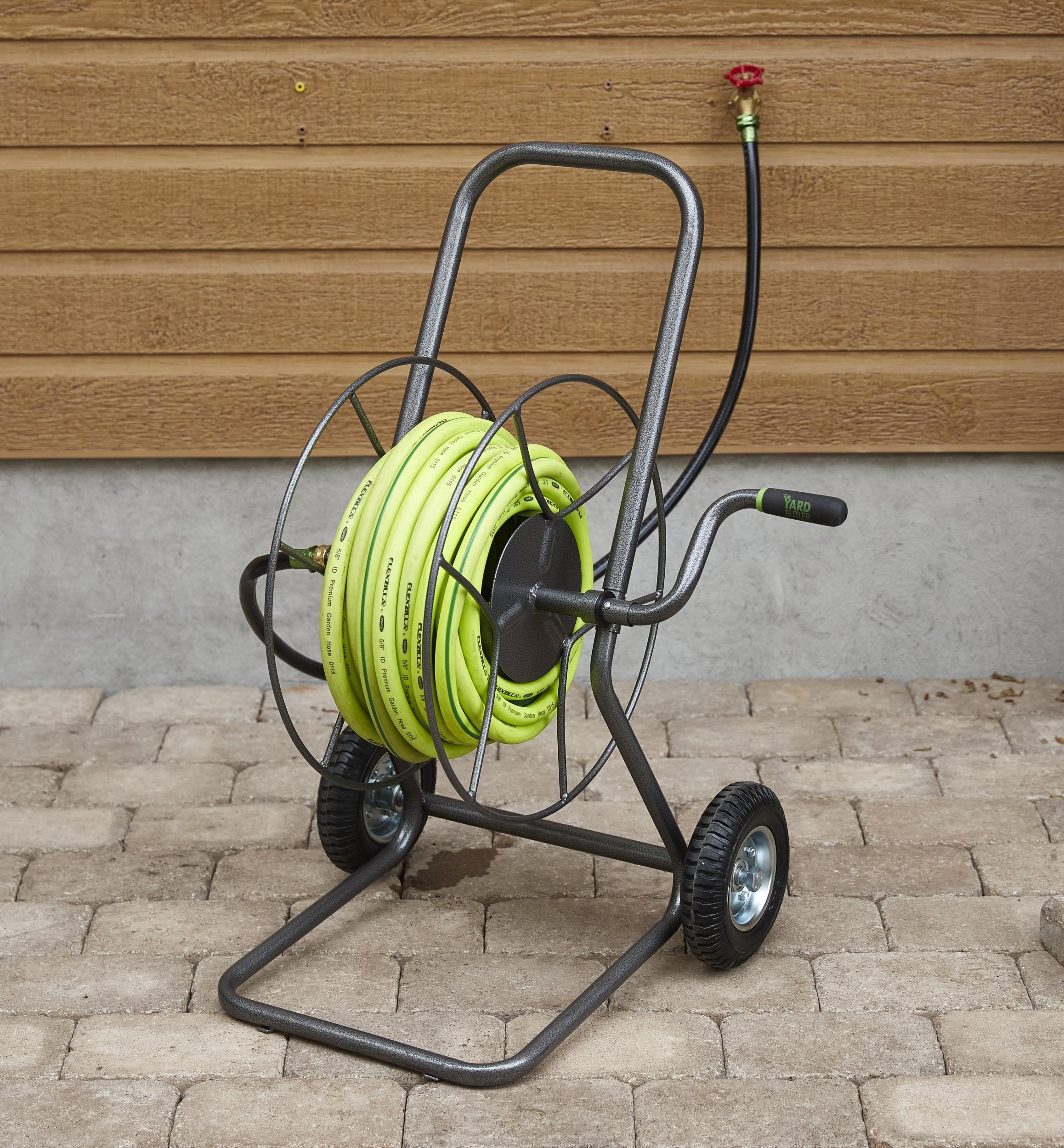 Yard Butler Compact Hose Reel Cart With Wheels - Heavy Duty 100