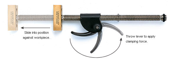
Low-profile clamp is made of steel & brass